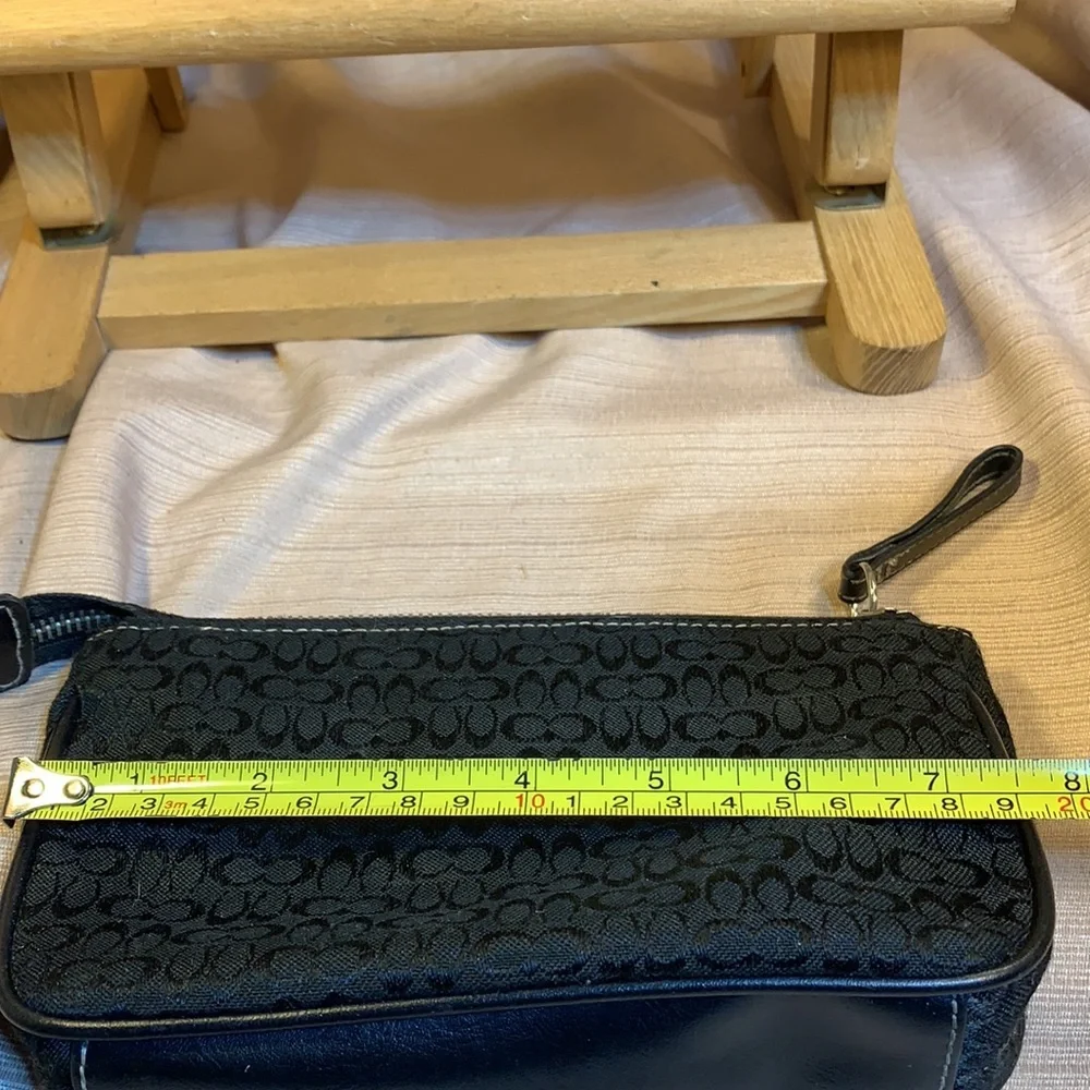 Coach vintage wallet/pouch leather/canvas